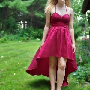 ☆ Red high-low homecoming/prom dress ☆